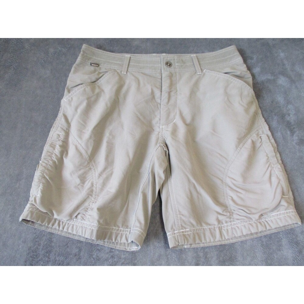 KUHL Ramblr Cargo Shorts beige Outdoor Hiking Camping Men 34 9"